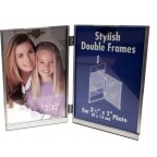 Fotorámeček kovový  2x 9x13cm