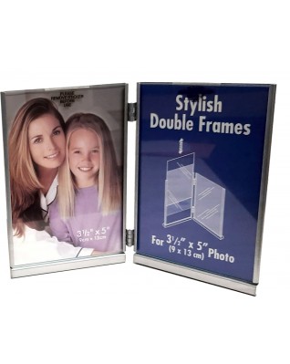 Fotorámeček kovový  2x 9x13cm