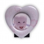 Fotorámeček kovový 5 x5 cm, A14a srdce 