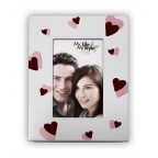 Fotorámeček kovový 6 x 8 cm, AB3 "10srdcÍ"