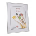Fotorámeček plastový 30x40, stříbrný