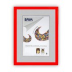 Fotorámeček plastový 15x20,  A5, červený 