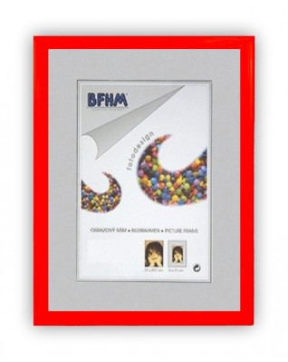 Fotorámeček plastový 15x20,  A5, červený 