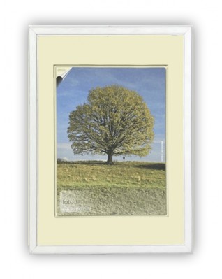 Fotorámeček dřevěný 28x35, bílý, BERLÍN
