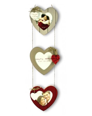 Vyjímečný dřevěný fotorámeček  H053Q