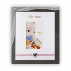 Fotorámeček kovový 10 x15 H104 stříbrný