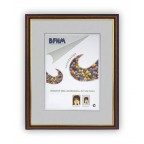 Fotorámeček dřevěný 24x30, hnědý. HEIDELBERG 