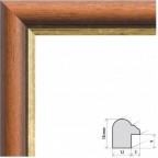 Fotorámeček dřevěný 28x35, sv.hn. KRUMLOV