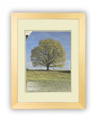 Fotorámeček dřevěný 30x40, přír. MODENA