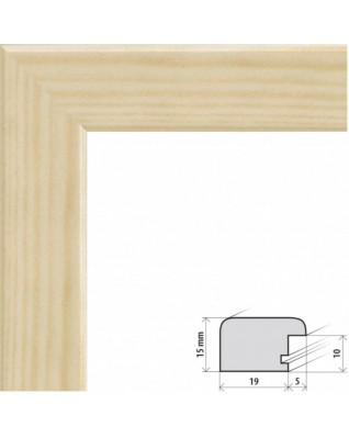 Fotorámeček dřevěný 30x40, přír. MODENA