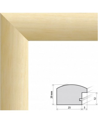 Fotorámeček dřevěný 30x40, přir. PARMA 