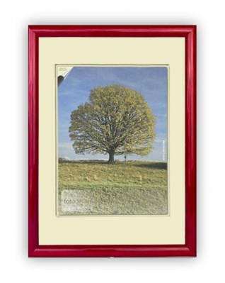 Fotorámeček dřevěný 24x30, bordó. ROMA 