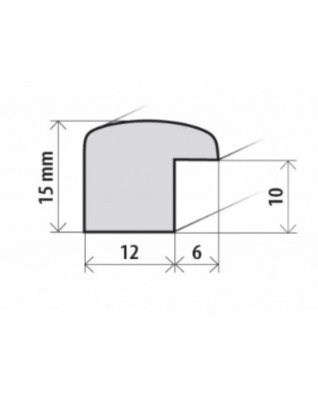 Fotorámeček dřevěný 24x30, modrý. SAMBA 