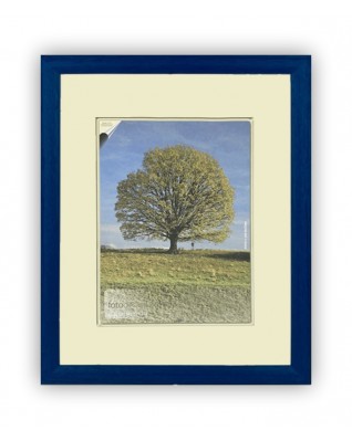 Fotorámeček dřevěný 24x30, modrý. SAMBA 