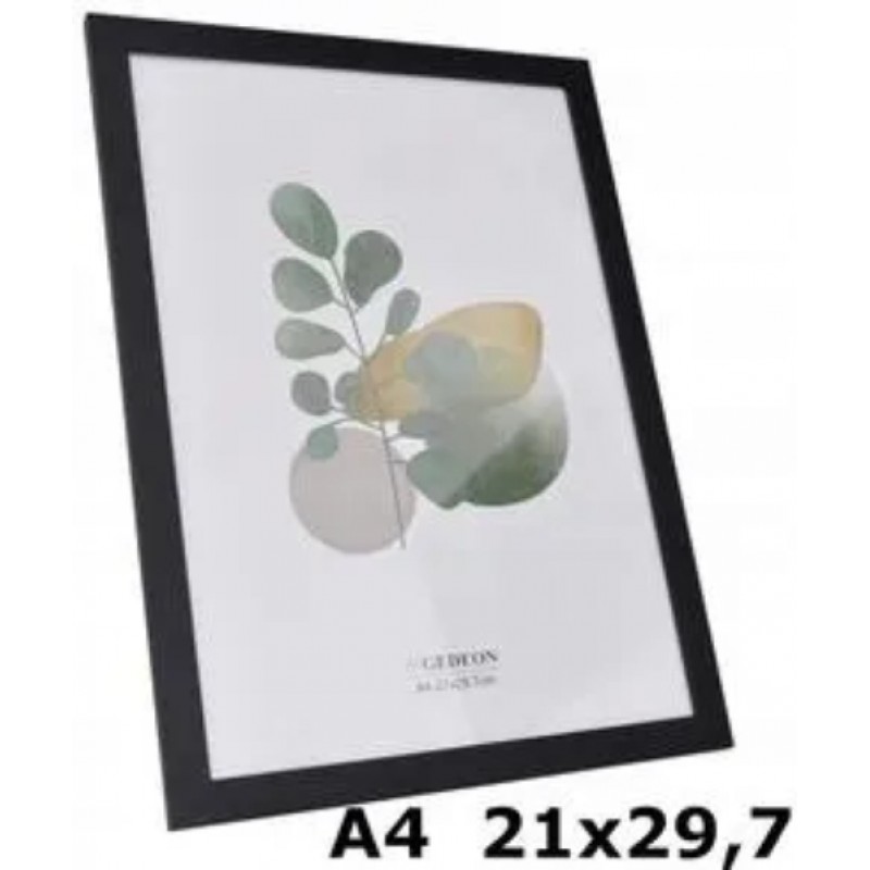 Fotorámeček dřevěný 29x29,7,  A4, černý