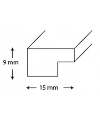 Fotorámeček dřevěný 21x29,7,  A4, bílý 