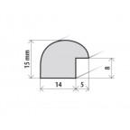 Fotorámeček dřevěný 24x30, oranž. ROMA 