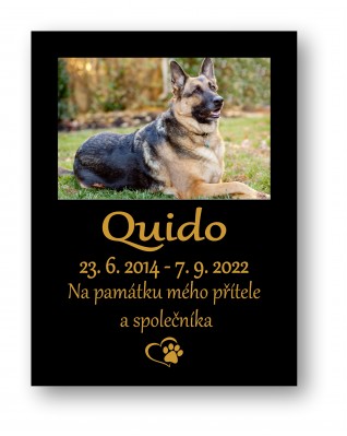 Pamětní plaketa 15x20cm Z1562 Pamětní plaketa 15x20cm Z1562