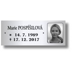 Štítek na pohřební urnu 115x45mm CU1-10